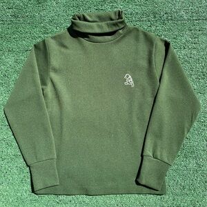 VTG 70’s Sears Walt Disney Winnie The Pooh Green Polyester Turtleneck Boy’s 3T